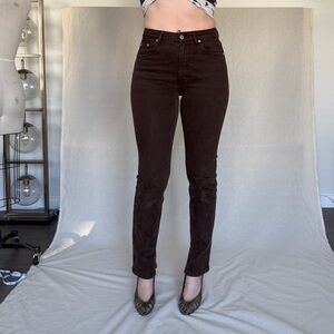 Zara Women's Dark Brown Skinny Jeans